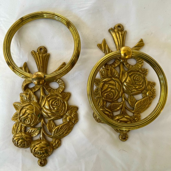 Accents Vintage Curtain Tie Backs Set Brass Poshmark